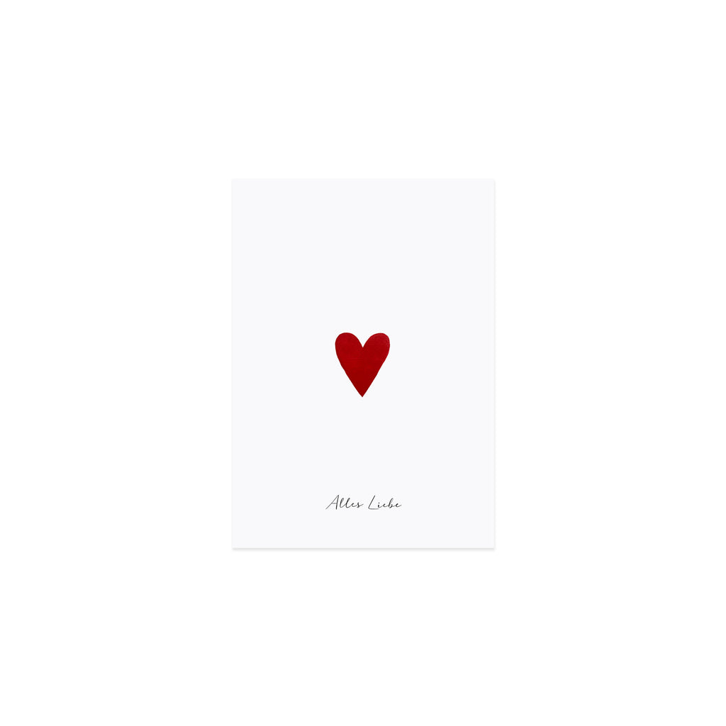 Wenskaartje alles liebe